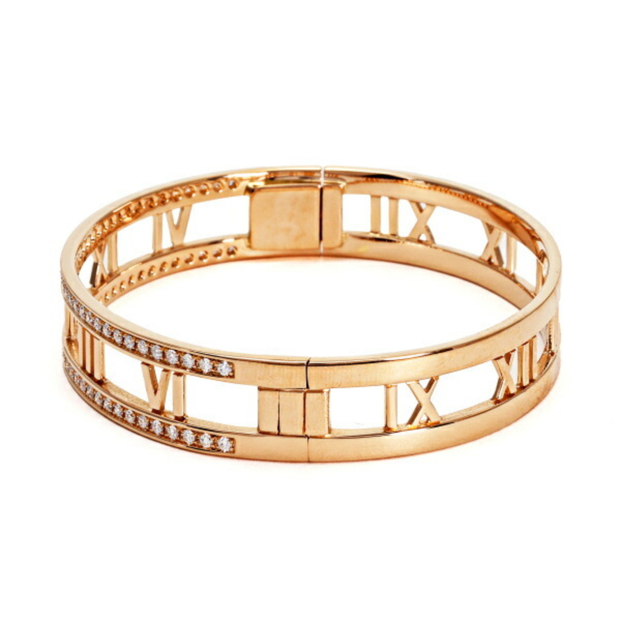 Tiffany Atlas K18PG Pink Gold Bracelet