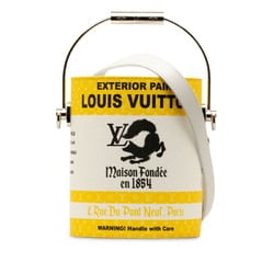 Louis Vuitton Monogram Paint Can Handbag Shoulder Bag M81593 Yellow White PVC Women's LOUIS VUITTON