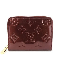 Louis Vuitton Wallets & Coin Cases Zippy Purse M93603 Monogram Vernis Rouge Fauvist Round Accessories Women's LOUIS VUITTON