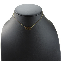 Givenchy Necklace Metal Gold Plated Rhinestone Women's