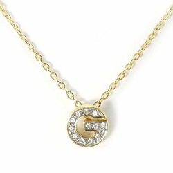 Givenchy Necklace Metal Gold Plated Rhinestones Women's