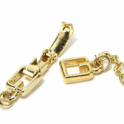 Givenchy Necklace Metal Gold Plated Rhinestones Women's