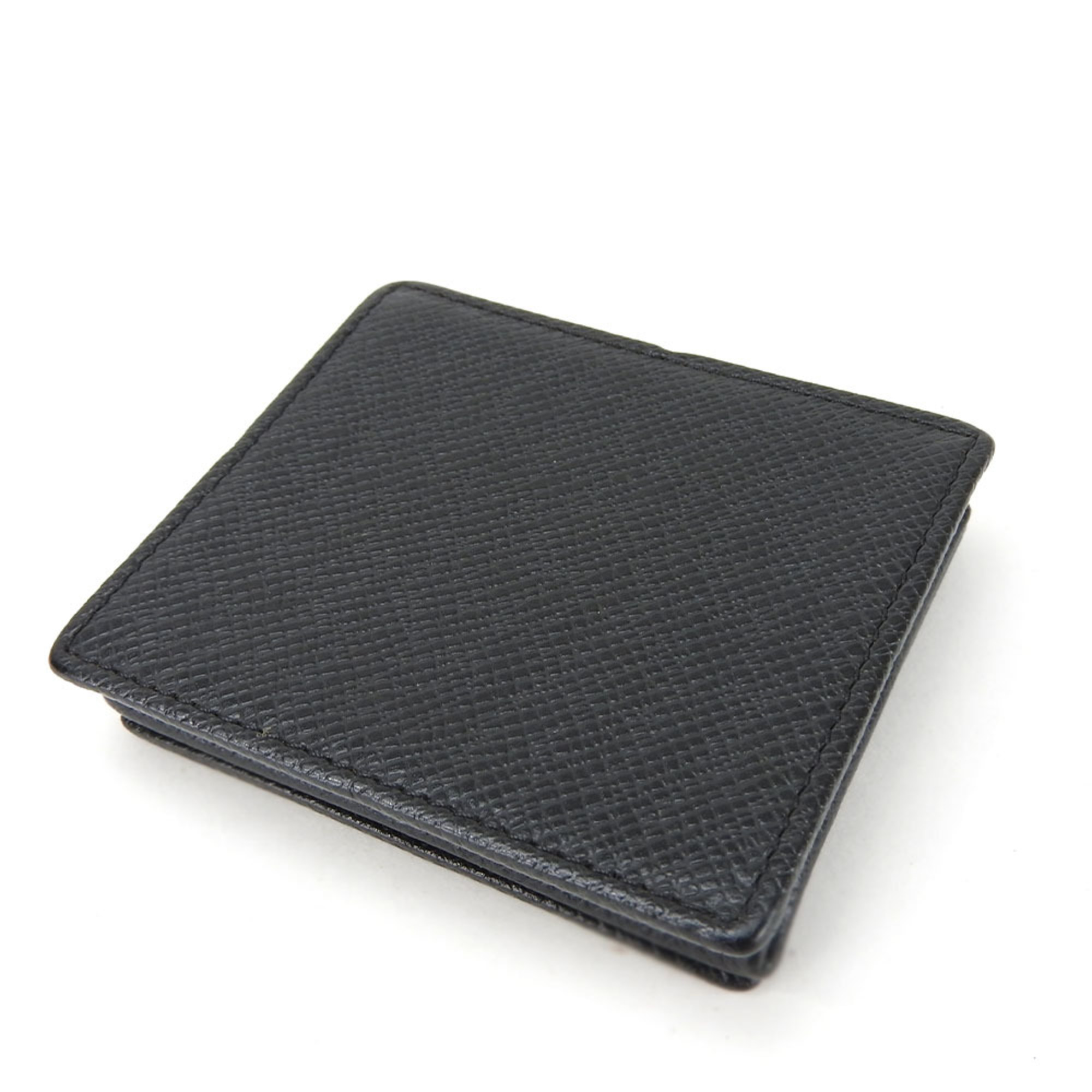 Louis Vuitton Wallet/Coin Case Porte Monnaie Boite M30382 Taiga Ardoise Black Compact Accessory Coin Purse Men's LOUIS VUITTON