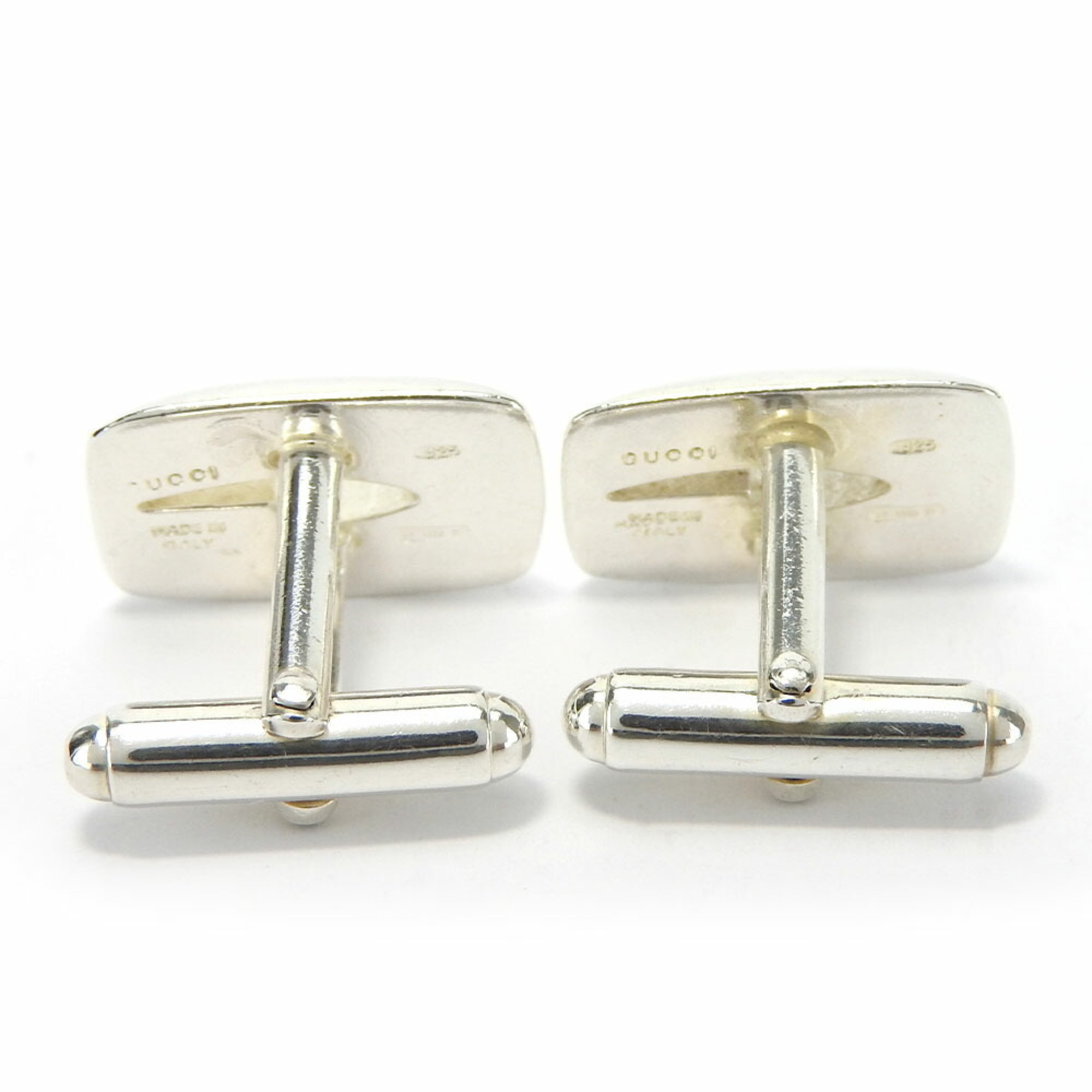 Gucci Cufflinks Silver 925 Approx. 12.0g Men's GUCCI