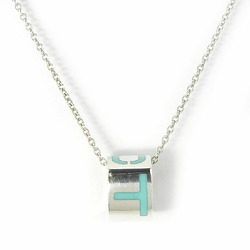 Tiffany Necklace Silver 925 Approx. 3.4g Blue Ella T&Co. Square Ladies TIFFANY&Co.