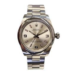 ROLEX Rolex Oyster Perpetual Watch for Women and Boys, Automatic, Silver, 177200