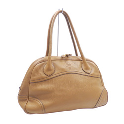 Prada Women's Brown Leather Handbag BR3208 Boston