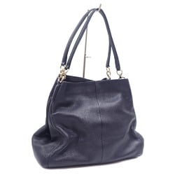 Coach Phoebe Shoulder Bag for Women, Navy, Leather, F34495