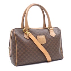 Celine handbag for women, brown, PVC, leather, macadam, Boston