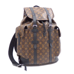 Louis Vuitton Backpack Monogram Macassar Christopher MM Men's M43735