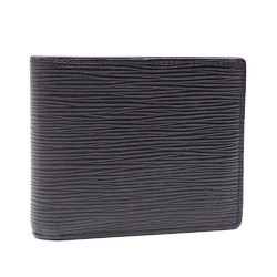 Louis Vuitton Bi-fold Wallet Epi Portefeuille Marco NM Men's M62289 Noir