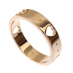 Gucci Icon Amor Ring for Women, K18YG, Size 7, 3.2g, 750, 18K Yellow Gold