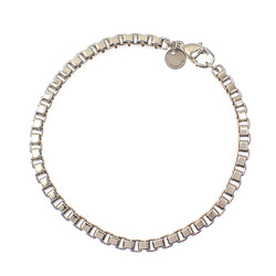 Tiffany Venetian Link Bracelet for Men, SV925, 15.7g, Silver