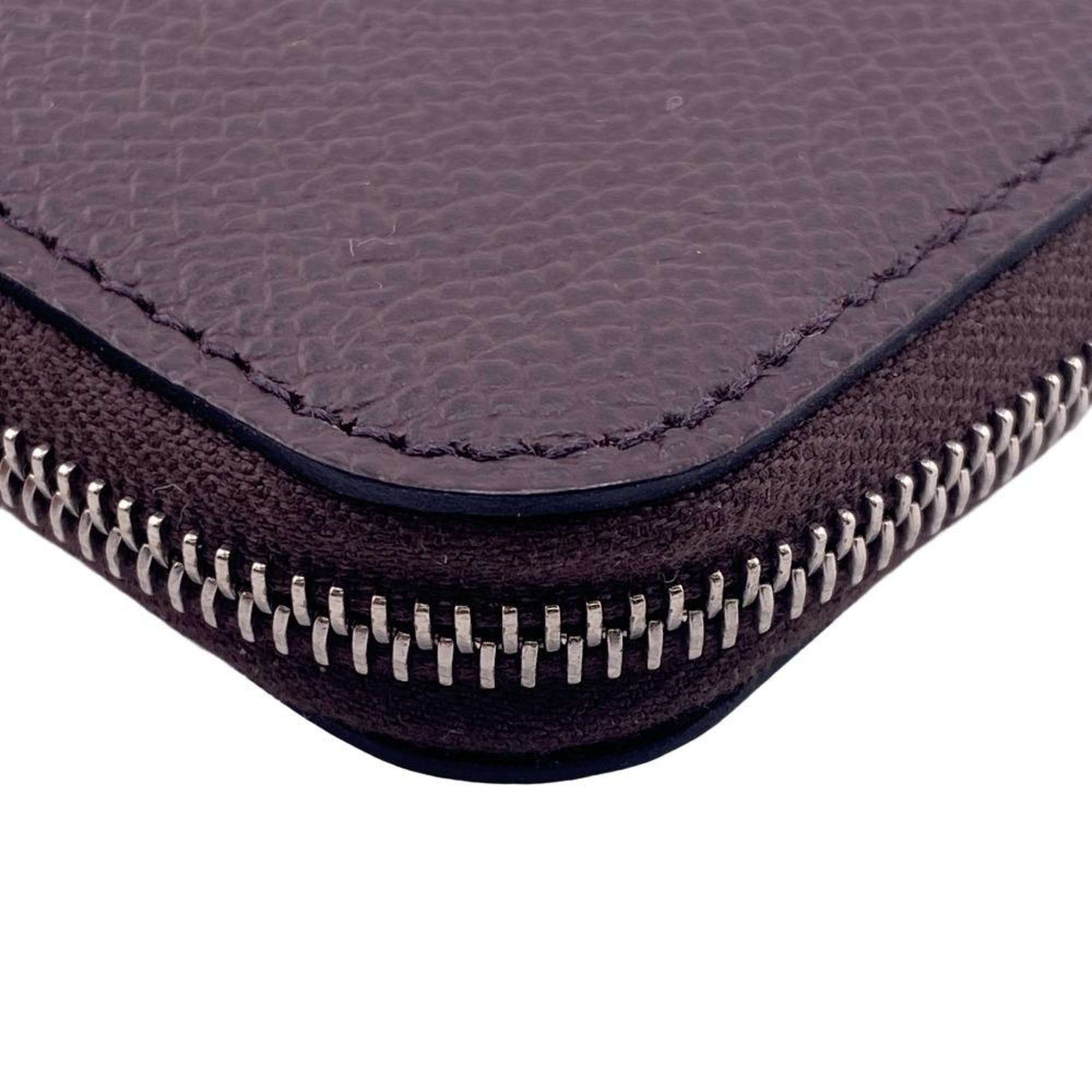HERMES Hermes Epsom Leather Azap Silk In Coin Case Brown Unisex Z0006408