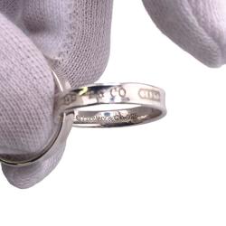 TIFFANY&Co. Tiffany Interlocking Circle 1837 925 5.1g Ring, Silver, Unisex Z0006488