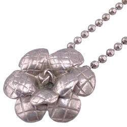 CHANEL Camellia 98A Necklace Silver Women's Z0006531