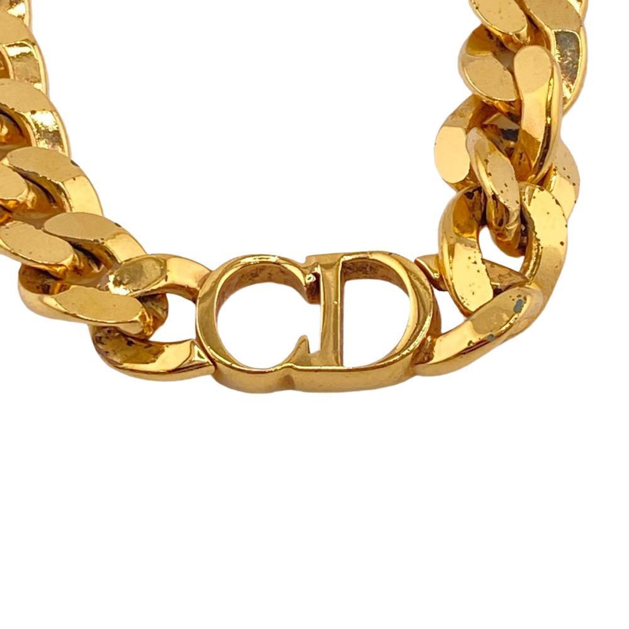 Christian Dior CD ICON Chain Link Necklace Gold Women's Z0006503