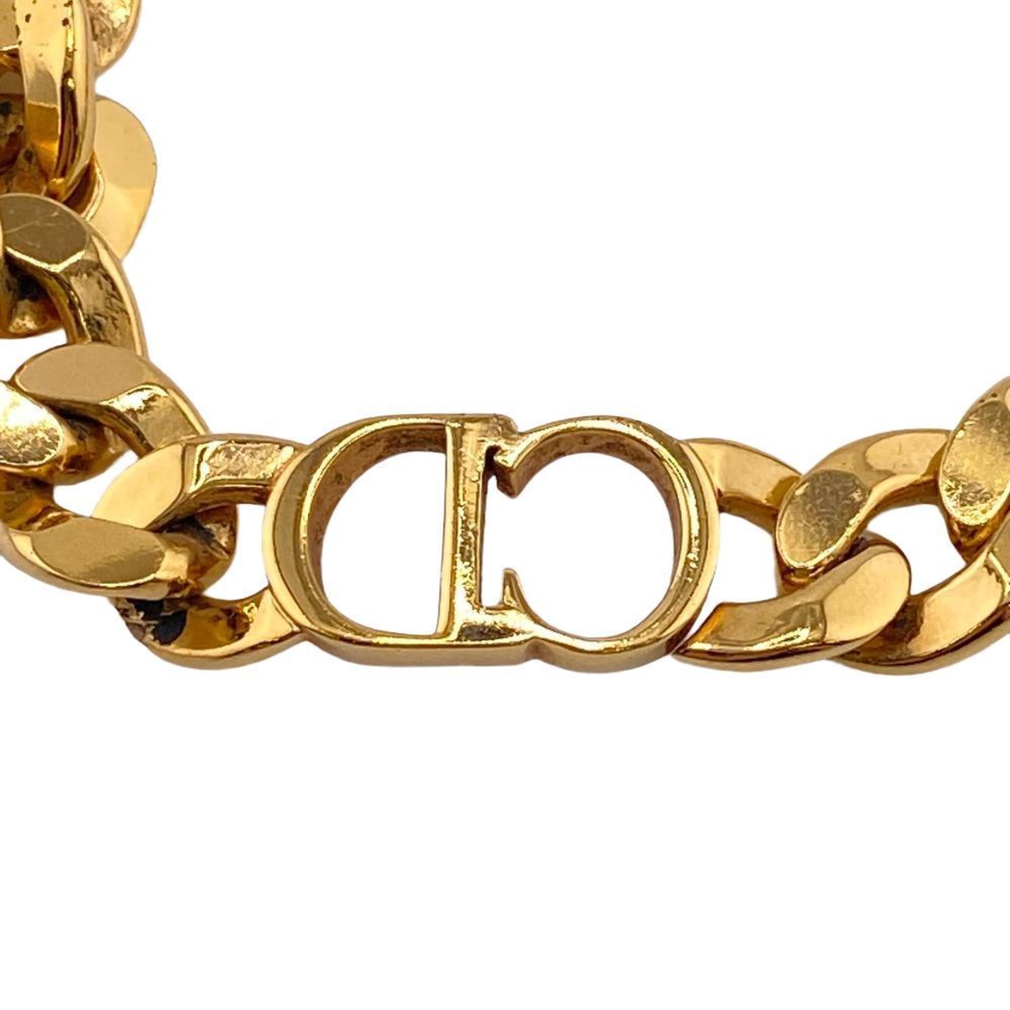 Christian Dior CD ICON Chain Link Necklace Gold Women's Z0006503