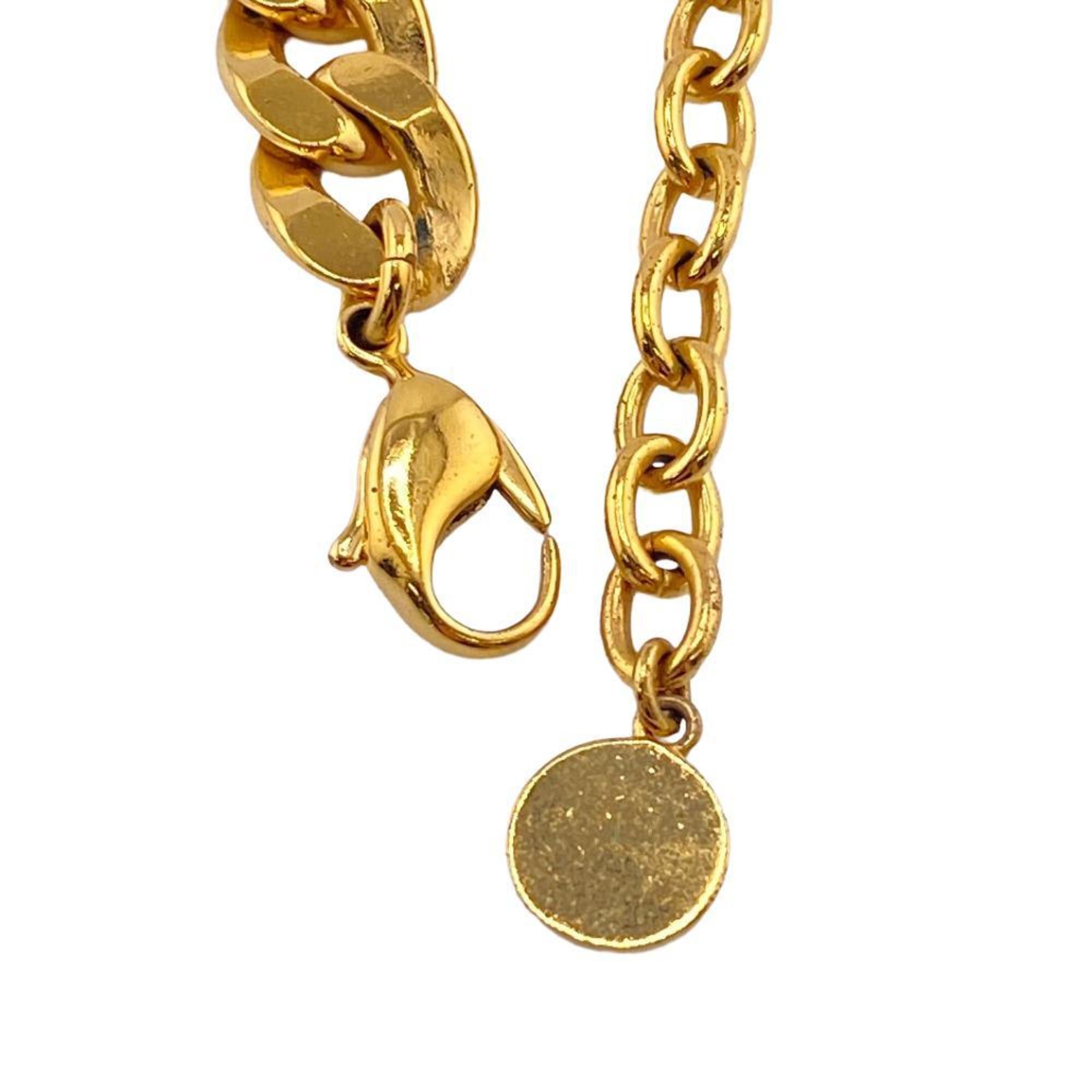 Christian Dior CD ICON Chain Link Necklace Gold Women's Z0006503