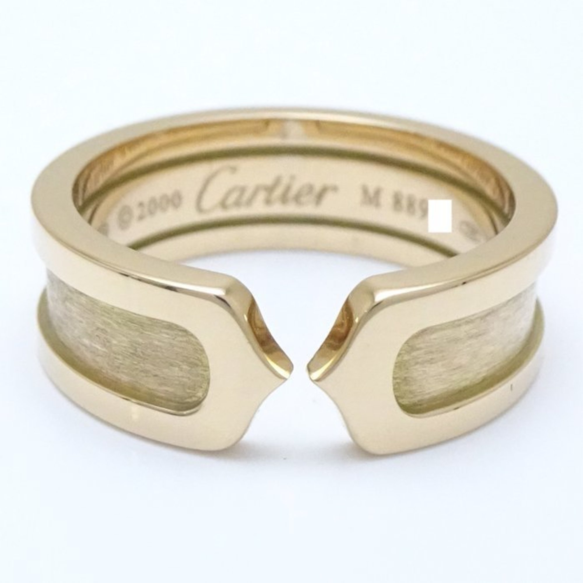 CARTIER C2 Ring #52 K18YG Yellow Gold 291760