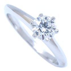 TIFFANY&Co. Tiffany Solitaire Ring, Single Diamond 0.34ct E.VVS2, Pt950 Platinum 291763
