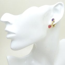 BVLGARI Allegra Earrings Citrine Tourmaline Topaz Amethyst Diamond 334677 K18YG Yellow Gold 291720