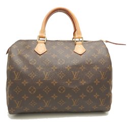 LOUIS VUITTON Louis Vuitton Monogram Speedy 30 M41108 Handbag Brown 251717
