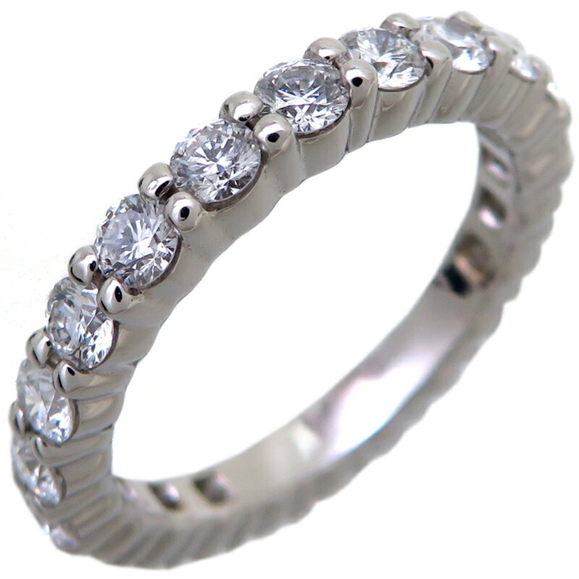 Harry Winston Round Cut Eternity Diamond Women's Ring WBDPRDS05SP05 Pt950 Platinum Size 6