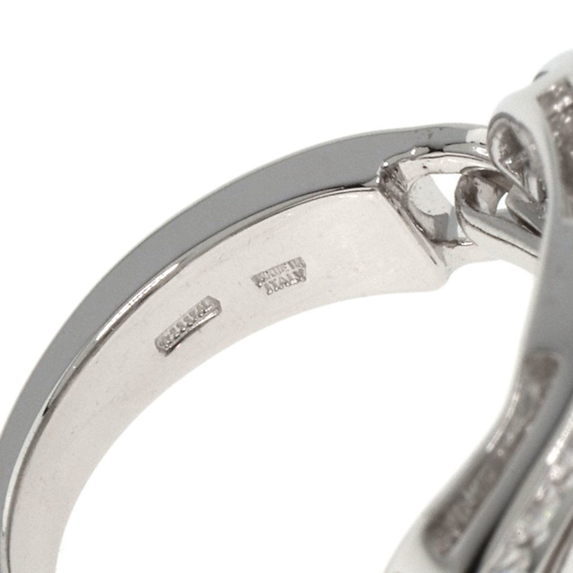 BVLGARI Astrale Cerchi Diamond Ring, 18K White Gold, Women's