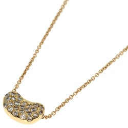 Tiffany Bean Diamond Necklace, 18K Yellow Gold, Women's, TIFFANY&Co.