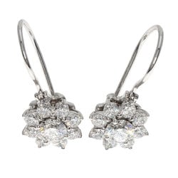 Harry Winston Sunflower Diamond Earrings, Platinum PT950, Women's HARRY WINSTON