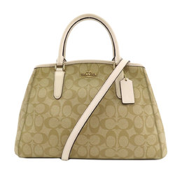 Coach F58310 Signature Handbag PVC Women's COACH