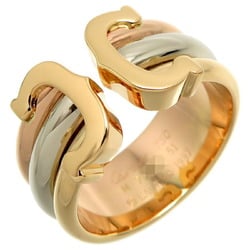 Cartier #51 2C Ladies Ring, 750 Yellow Gold, Size 11.5