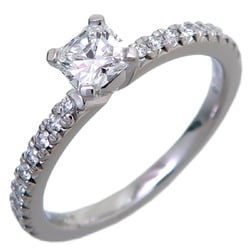 Tiffany 0.25ct Diamond Novo Half Circle Ladies Ring, Pt950 Platinum, Size 7