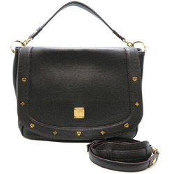 MCM Women's Shoulder Bag MWR 1SAFI83 BK001 Leather Black