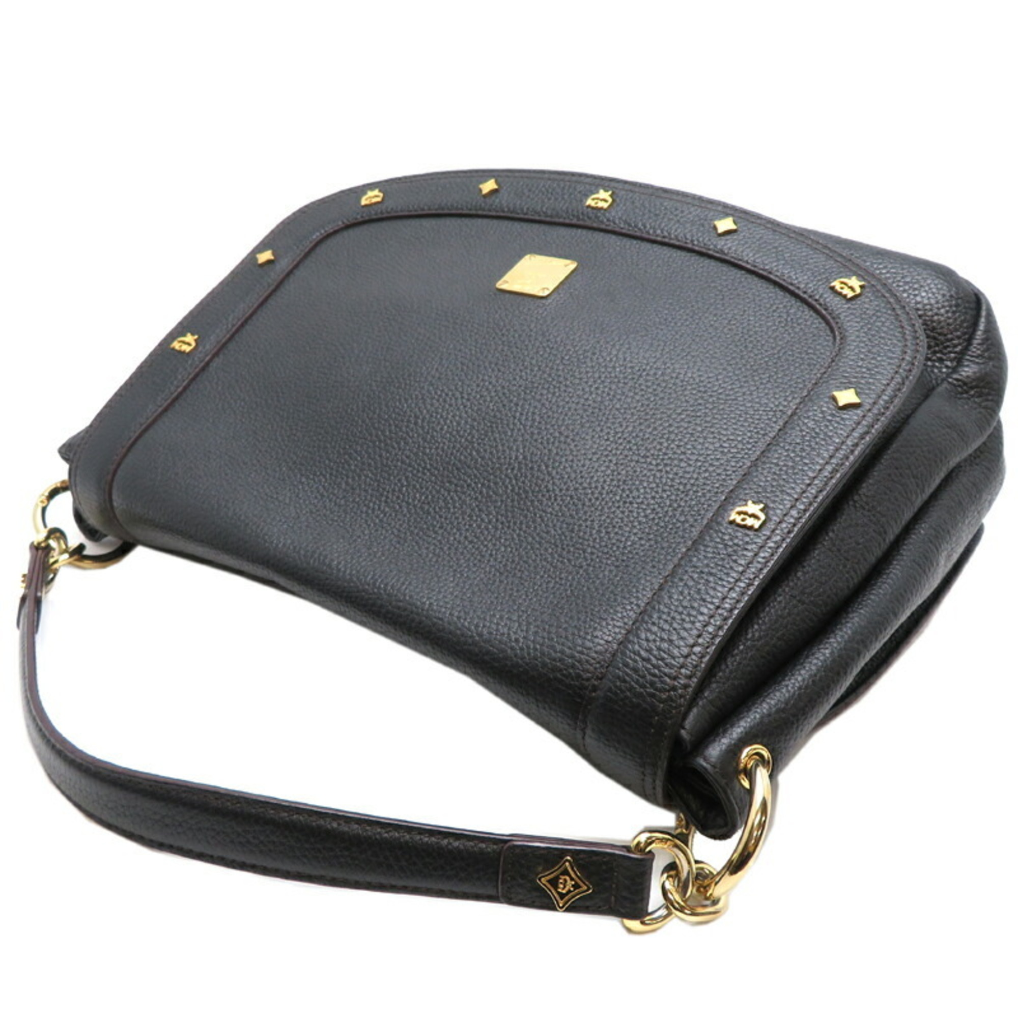 MCM Women's Shoulder Bag MWR 1SAFI83 BK001 Leather Black