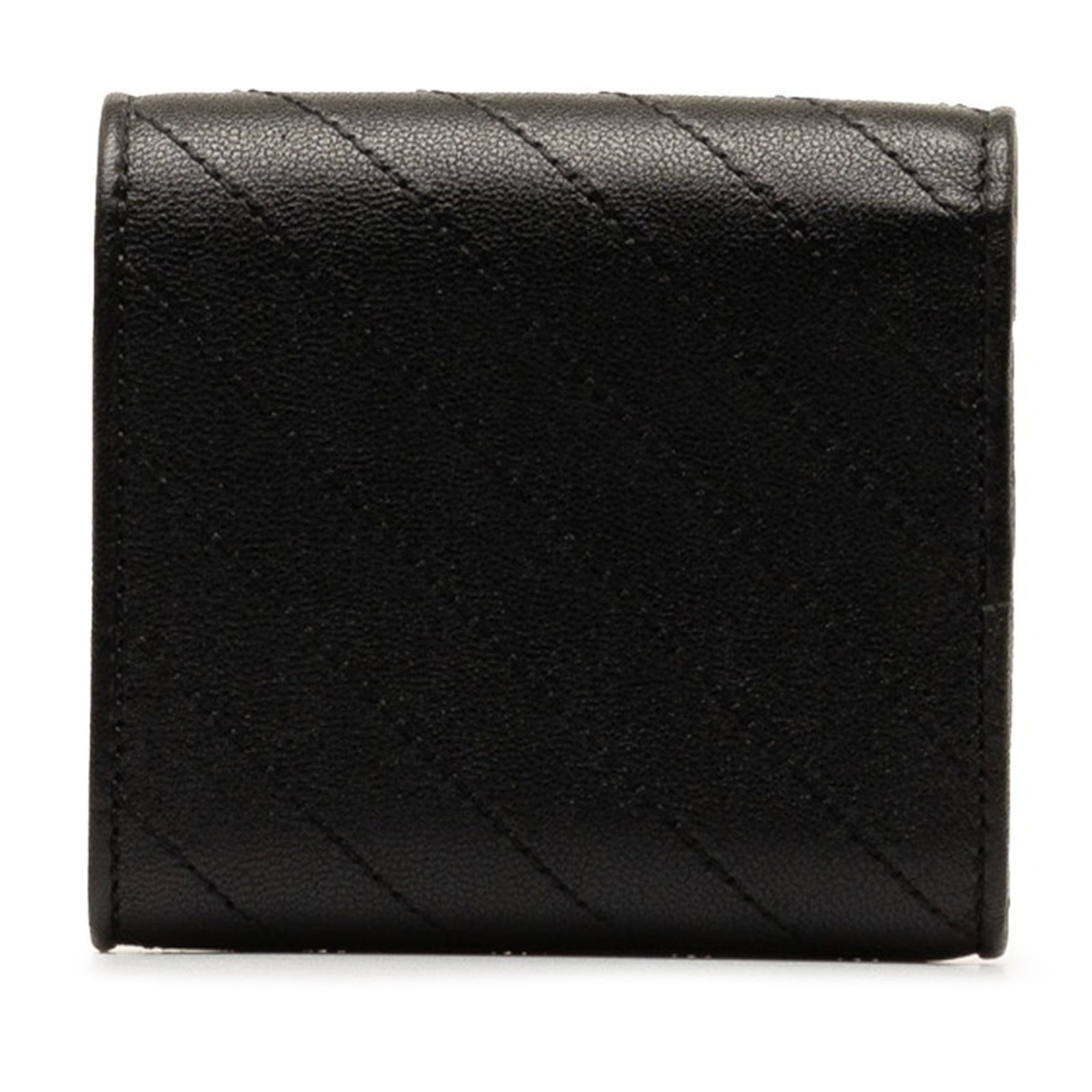 Gucci Blondie Interlocking G Bi-fold Wallet 760316 AACP7 Black Leather Women's GUCCI