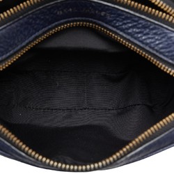 MARC JACOBS The Softshot 21 Shoulder Bag Camera Navy Leather Women's