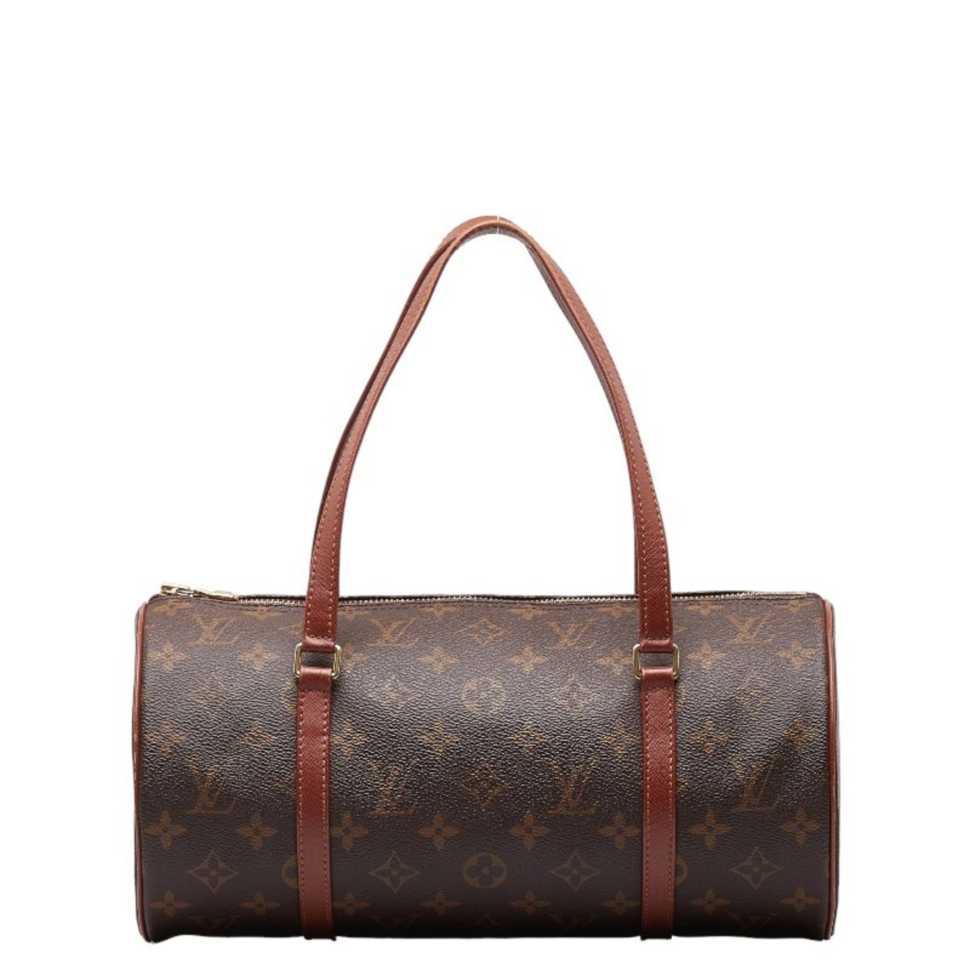 Louis Vuitton Monogram Papillon 30 (old) Handbag Shoulder Bag M51365 Brown PVC Leather Women's LOUIS VUITTON