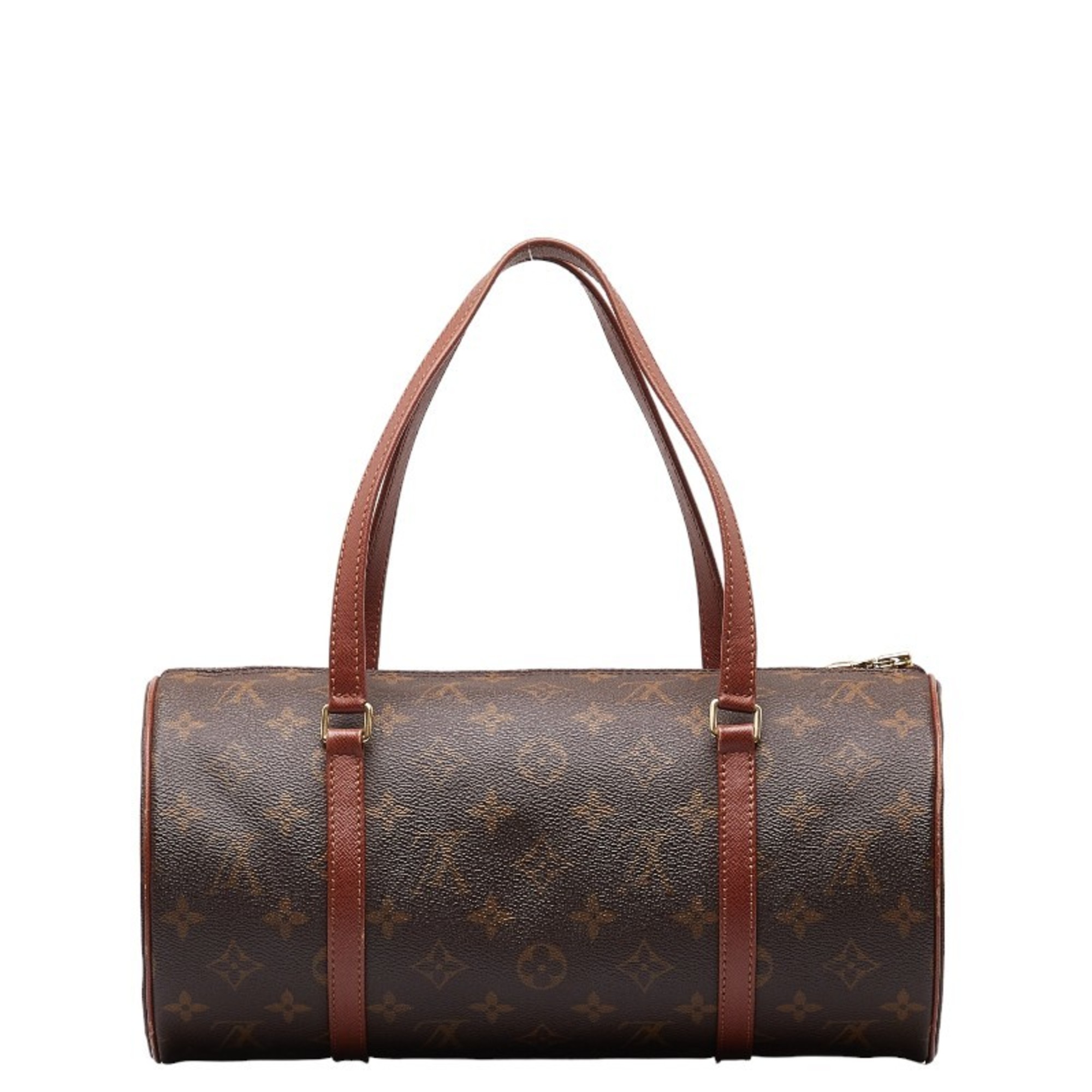 Louis Vuitton Monogram Papillon 30 (old) Handbag Shoulder Bag M51365 Brown PVC Leather Women's LOUIS VUITTON