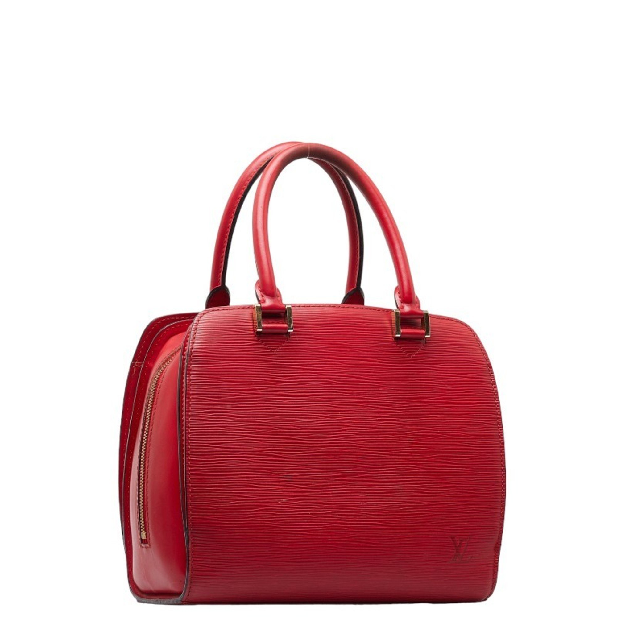 Louis Vuitton Epi Pont Neuf Handbag M52057 Castilian Red Leather Women's LOUIS VUITTON