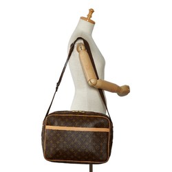 Louis Vuitton Monogram Reporter GM Shoulder Bag M45252 Brown PVC Leather Women's LOUIS VUITTON