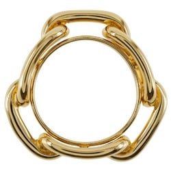 Hermes Chaine d'Ancre scarf ring, gold plated, for women