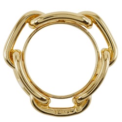 Hermes Chaine d'Ancre scarf ring, gold plated, for women