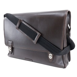 Salvatore Ferragamo Shoulder Bag Leather Turnlock Men's
