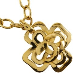 Chanel CHANEL Coco Mark Necklace Cross Gold Plated 1995 95P Approx. 135g COCO Women's