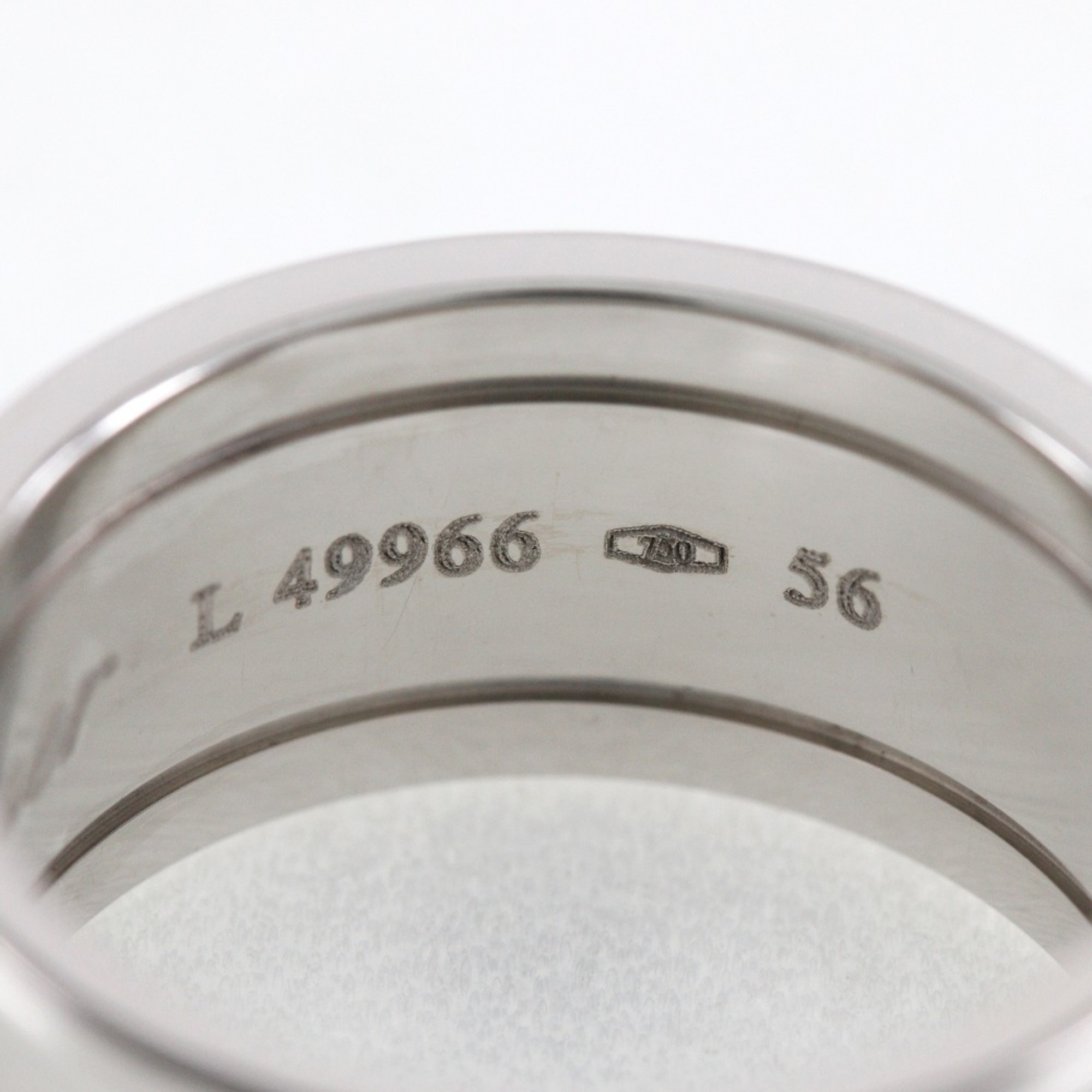 Cartier C2 size 15.5 ring, 18K white gold, approx. 13.1g, C2, for women