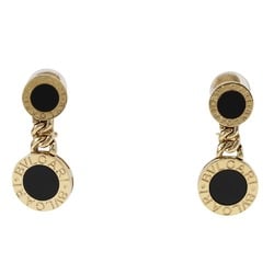 BVLGARI Bulgari Earrings K18 Yellow Gold x Onyx Approx. 16.3g Women's