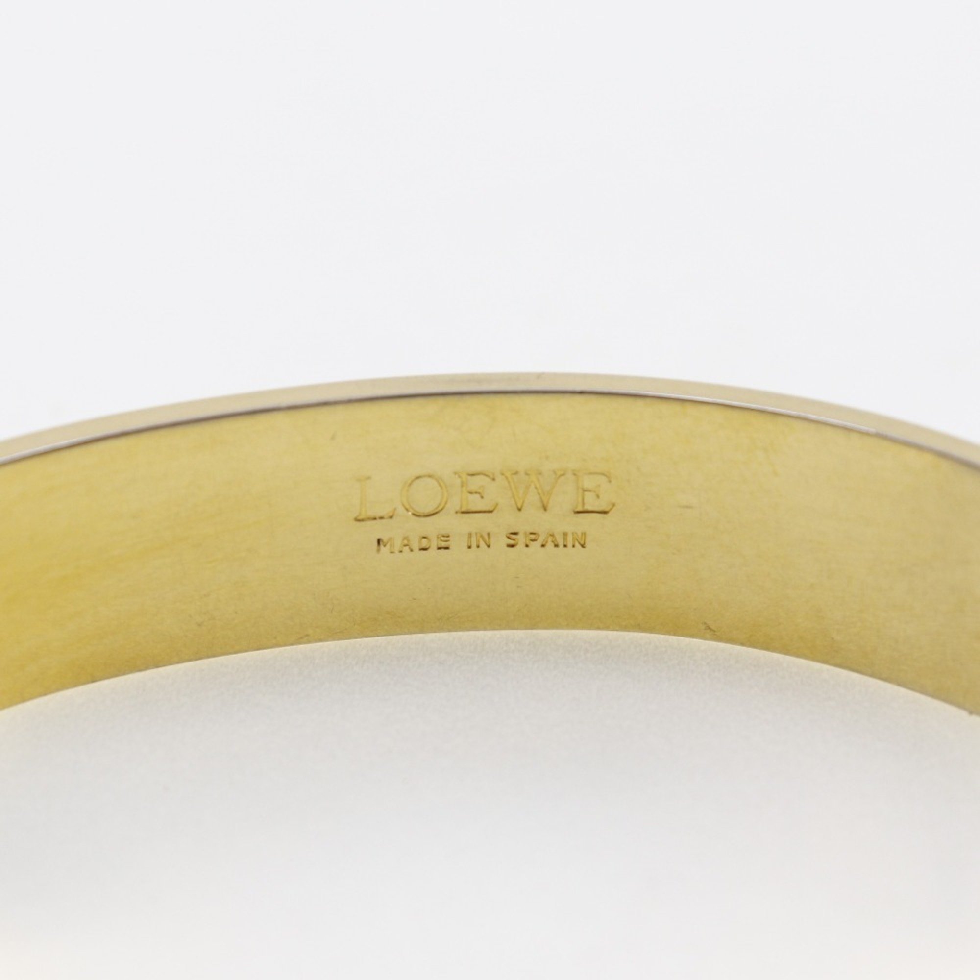 LOEWE Bangle, Gold Plated, Approx. 18.5g, Women's