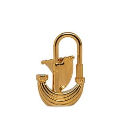 Hermes Paris Air, Wind, Sailing Ship, Yacht, Padlock, Gold Plated, Women's, HERMES